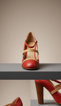 Vermillion Limited-Edition High-Heel Pump