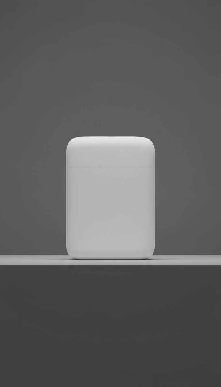 Portable Charger Cloud White Minimalist