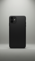 Onyx Black polycarbonate phone case